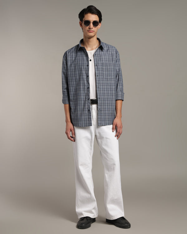 Dusk Blue Poplin Shirt