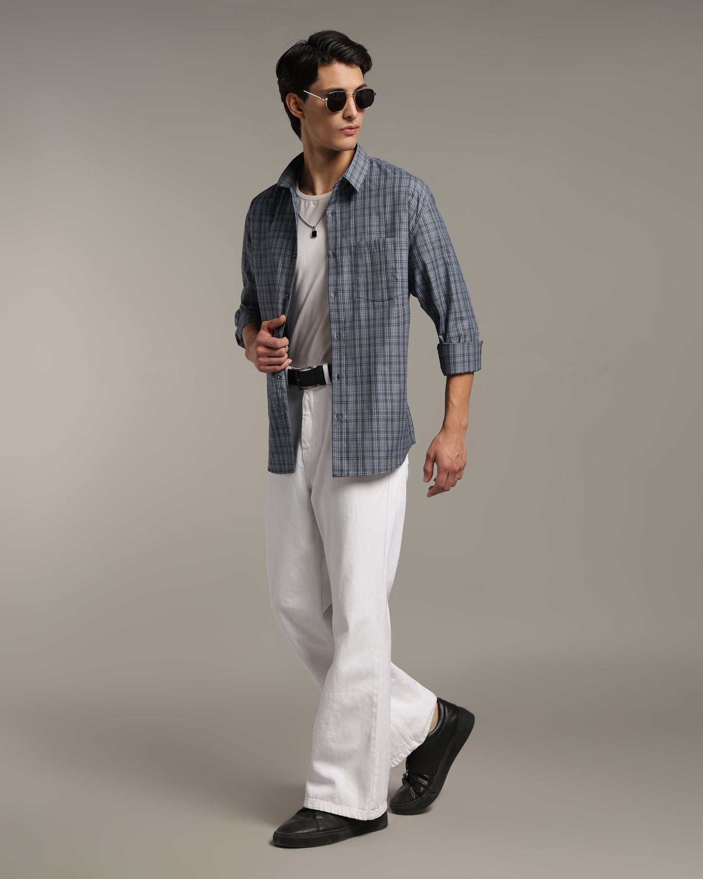 Dusk Blue Poplin Shirt