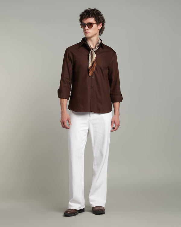 Espresso Brown Basic Shirt