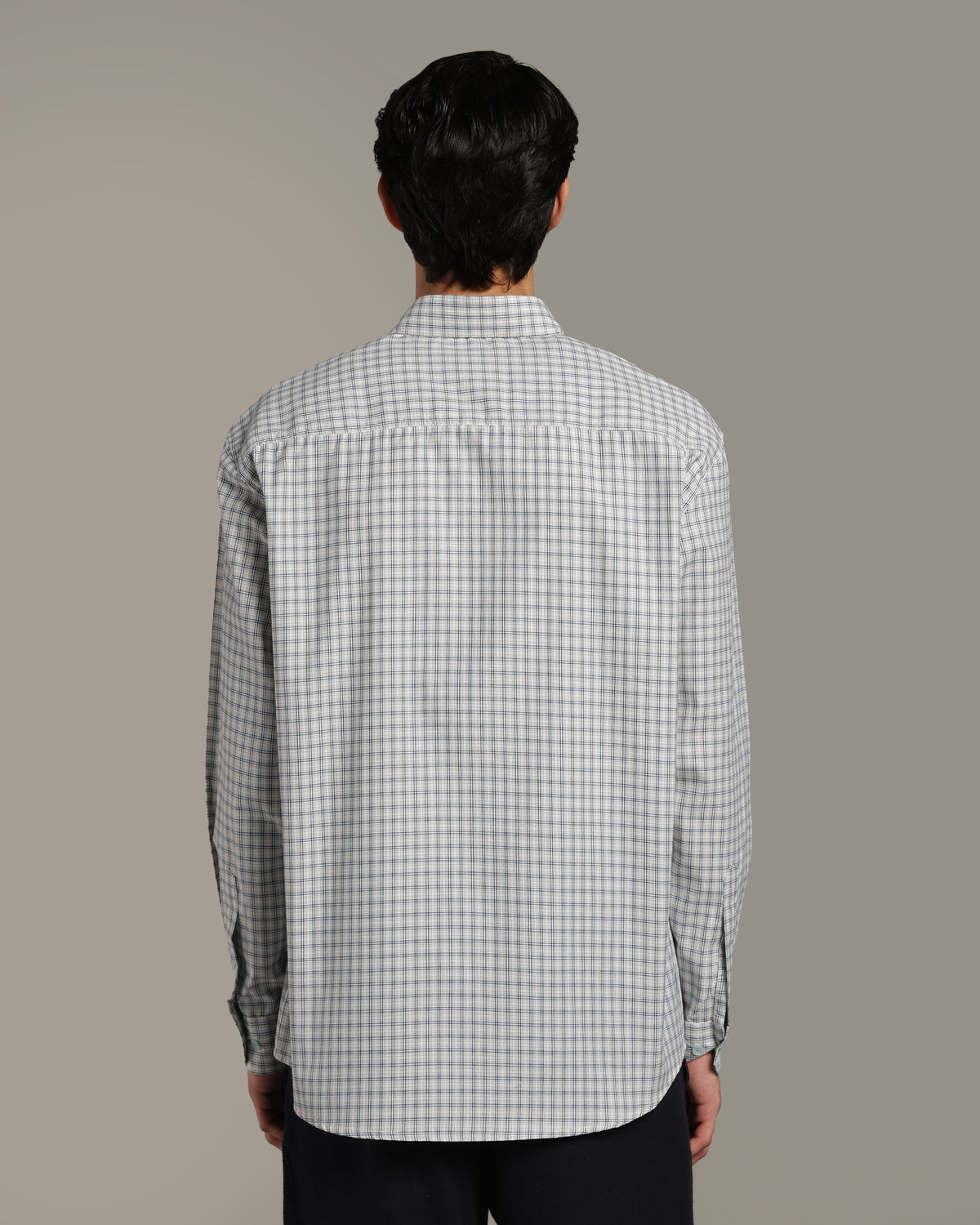 Indigo white Poplin Shirt