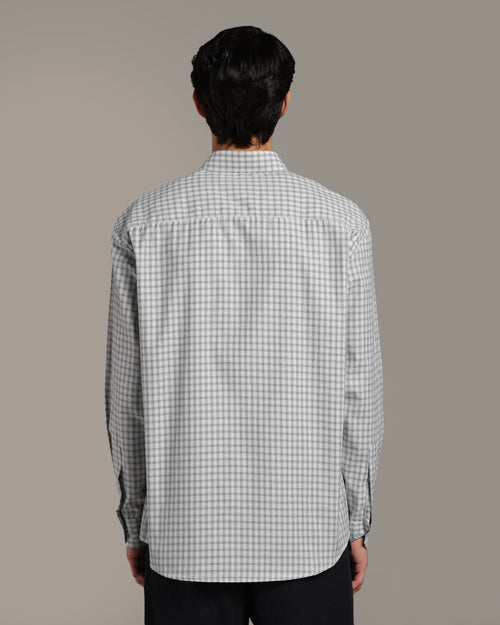 Indigo white Poplin Shirt