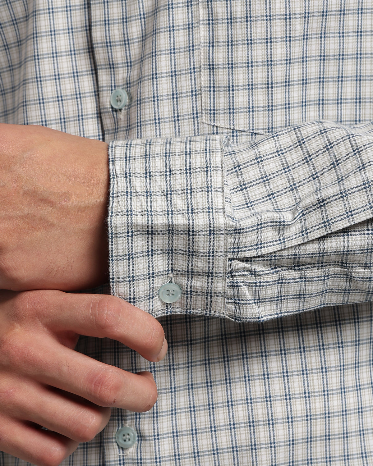 Indigo white Poplin Shirt