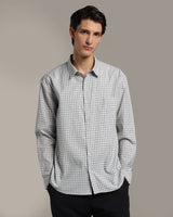 Indigo white Poplin Shirt