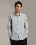 Indigo white Poplin Shirt