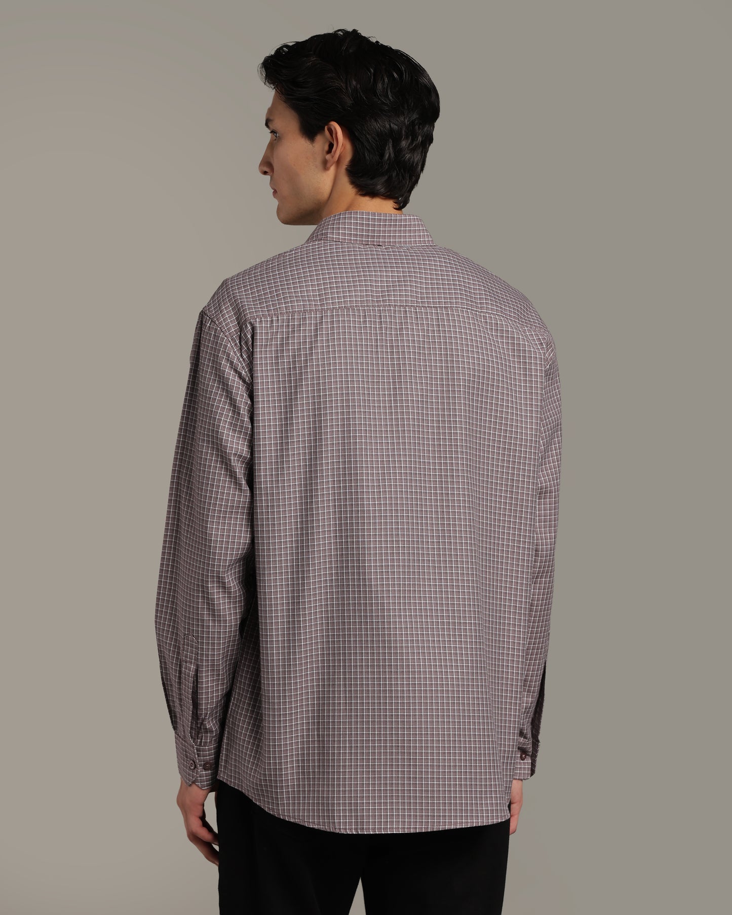 Dusty Mauve Poplin Shirt