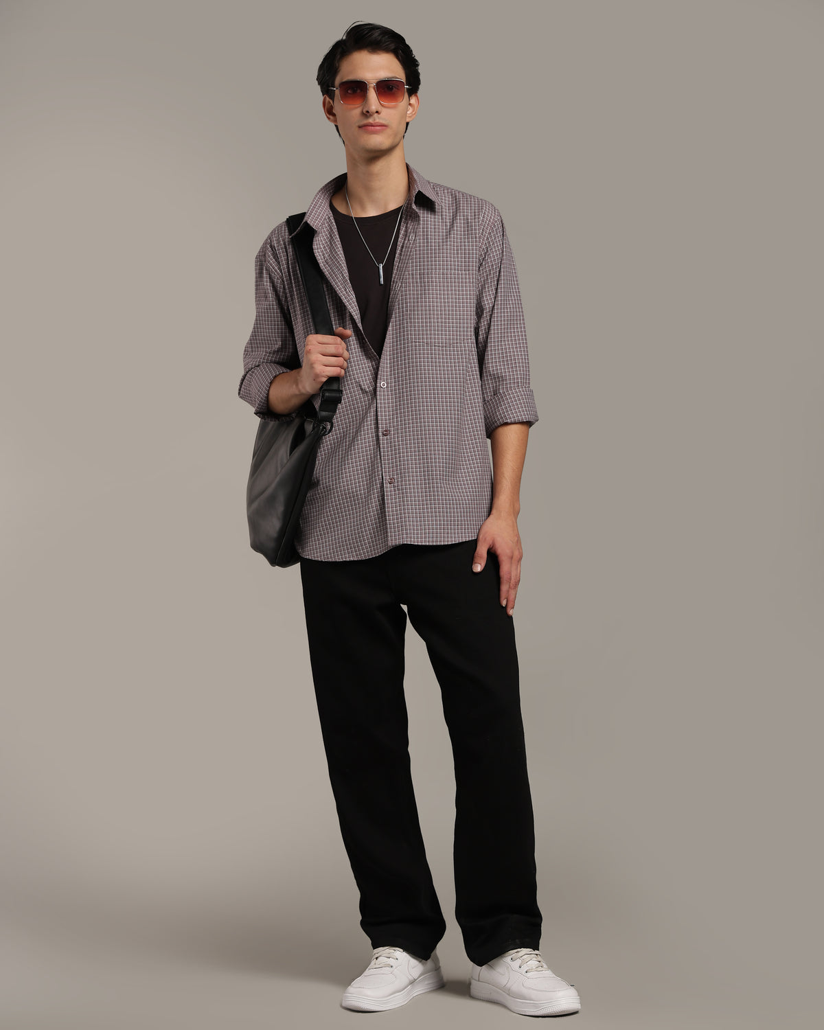 Dusty Mauve Poplin Shirt