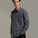 Dark Blue Poplin Shirt