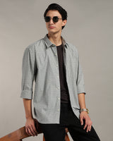 Olive Grey Poplin Shirt