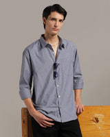 Lavender Blue Poplin Shirt