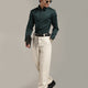 Luxe  Forest Green Slim Fit Shirt