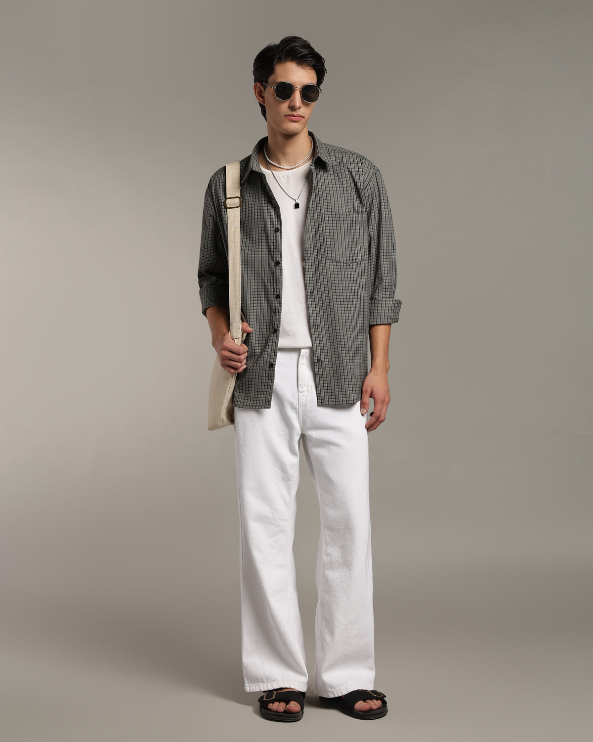 Olive Green Poplin Shirt