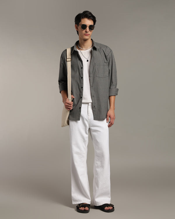 Olive Green Poplin Shirt