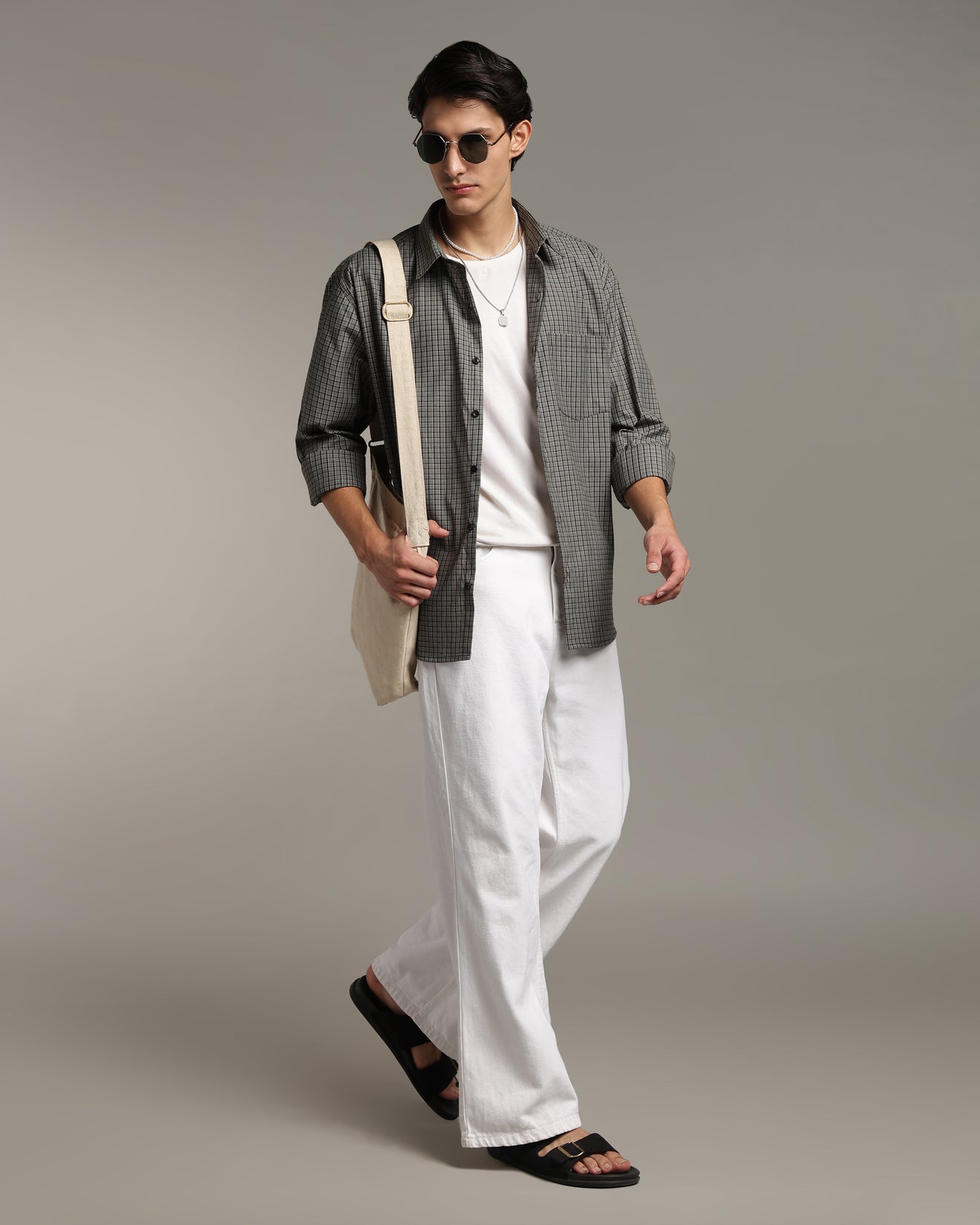 Olive Green Poplin Shirt