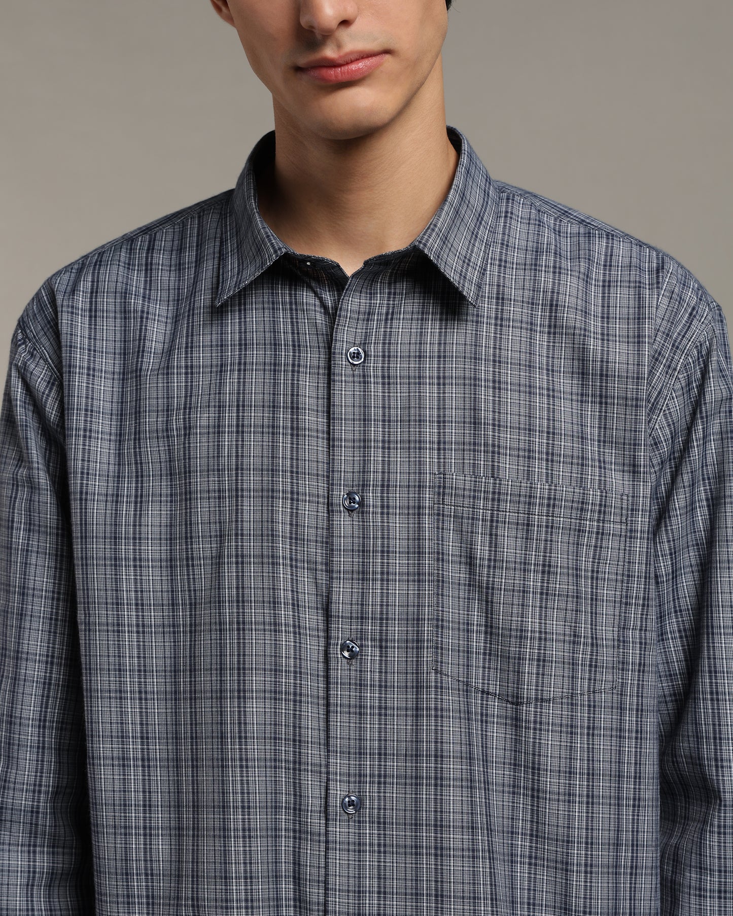 Dusk Blue Poplin Shirt