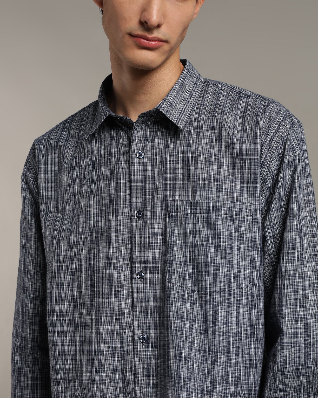Dusk Blue Poplin Shirt