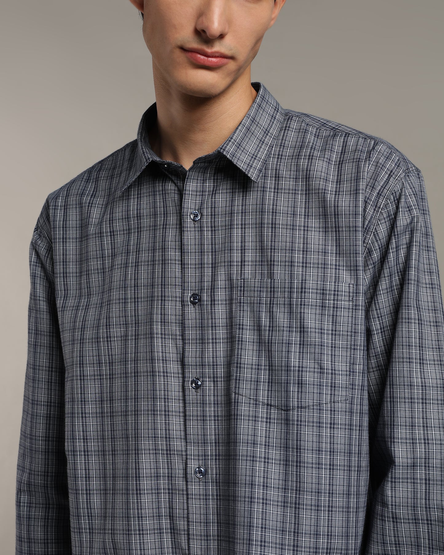 Dusk Blue Poplin Shirt