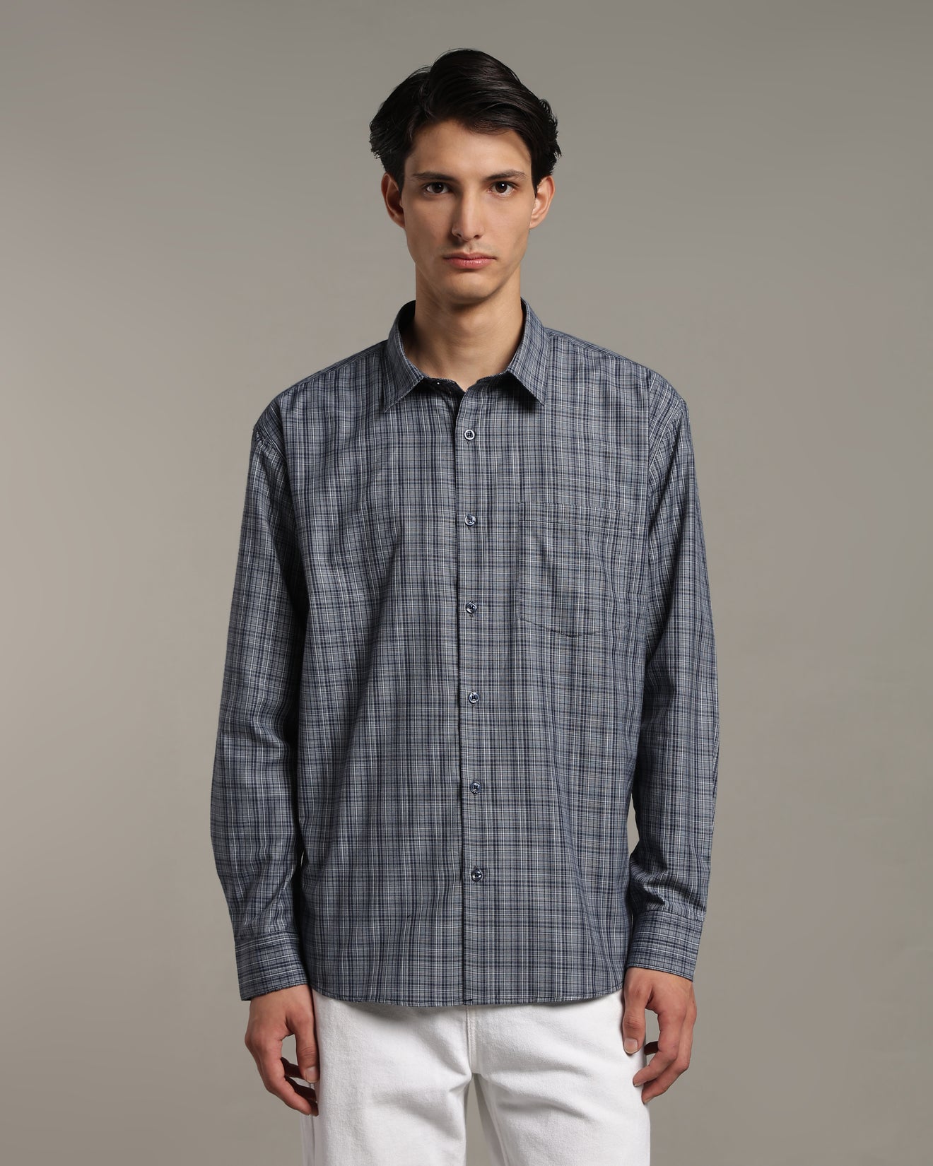 Dusk Blue Poplin Shirt