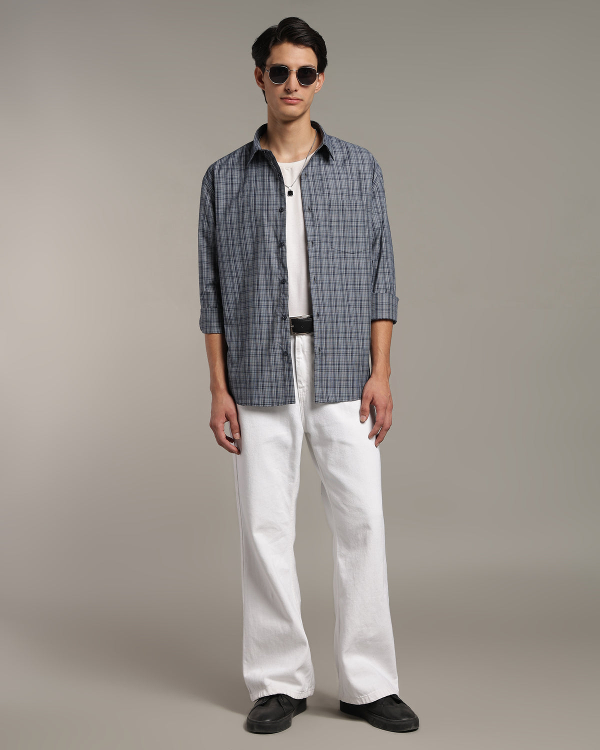 Dusk Blue Poplin Shirt