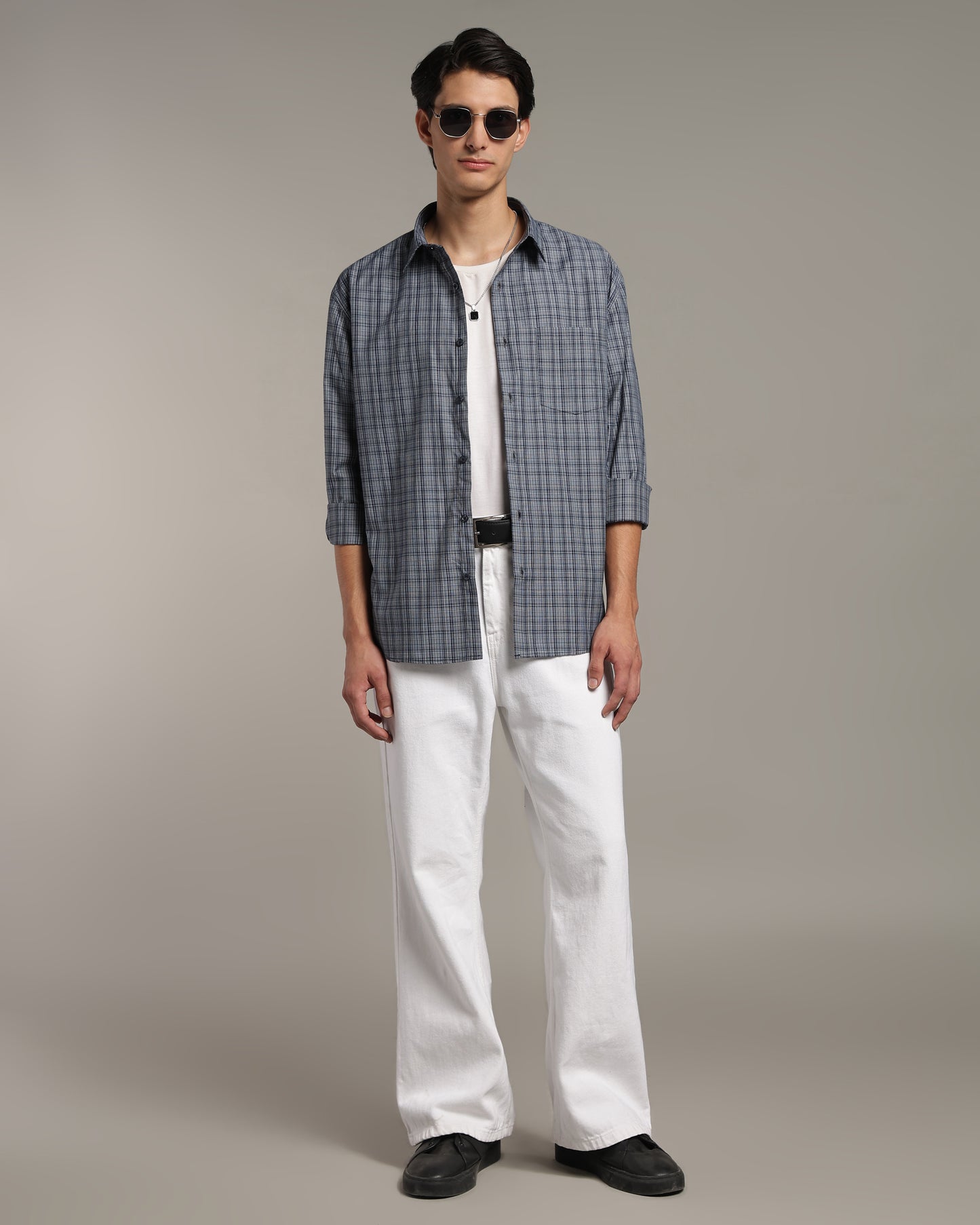 Dusk Blue Poplin Shirt