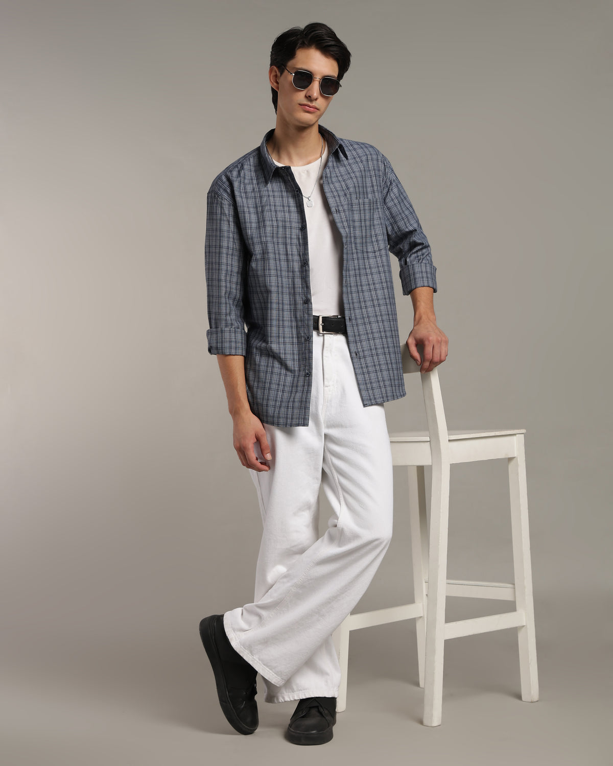 Dusk Blue Poplin Shirt
