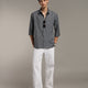 Ash Grey Poplin Shirt