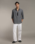 Ash Grey Poplin Shirt