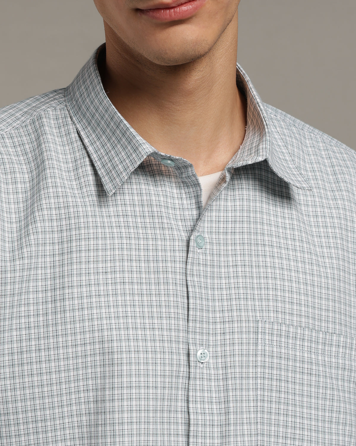 Mint Green Poplin Shirt