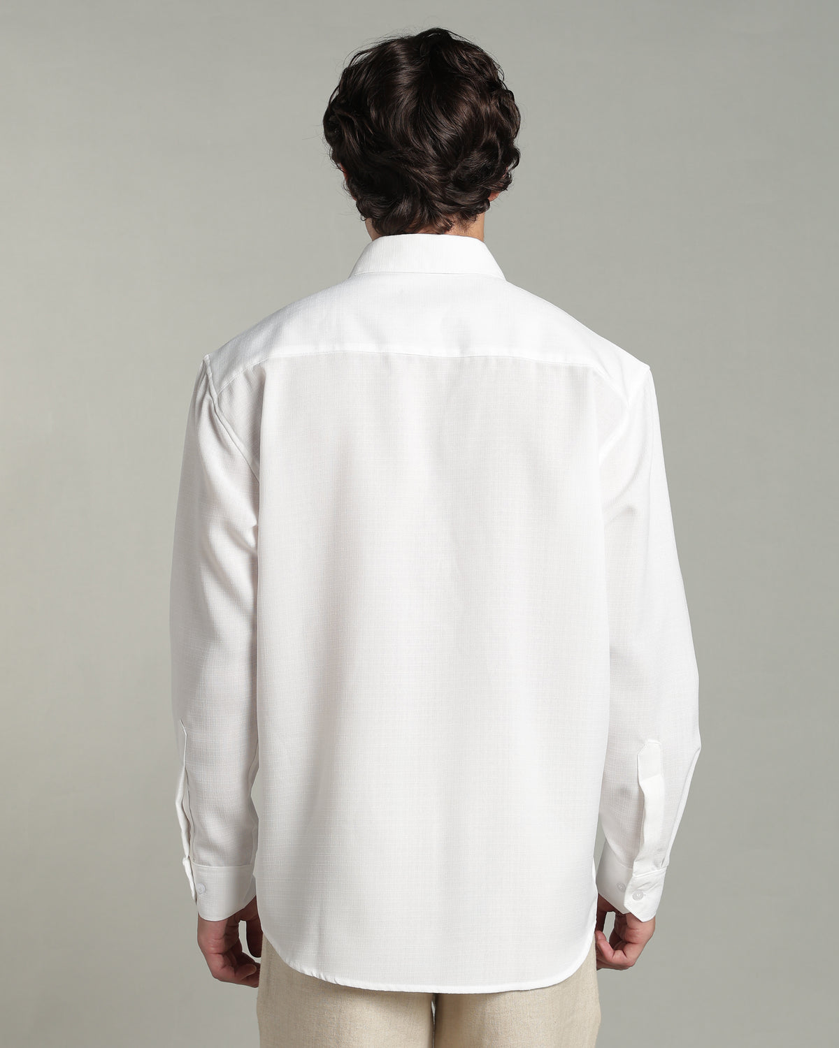 Snow White Textured Shirt