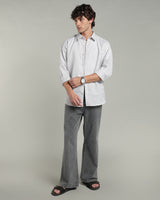 Slate Grey Checkered Shirt