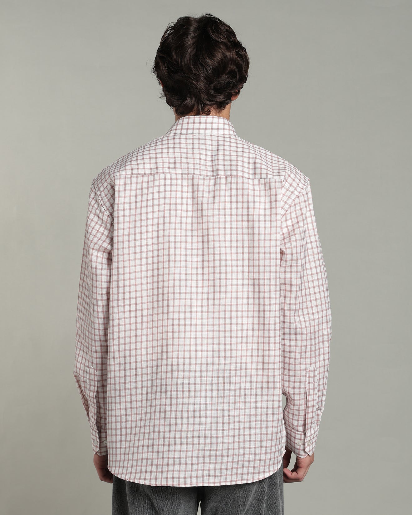 Rose Pink Checkered Shirt