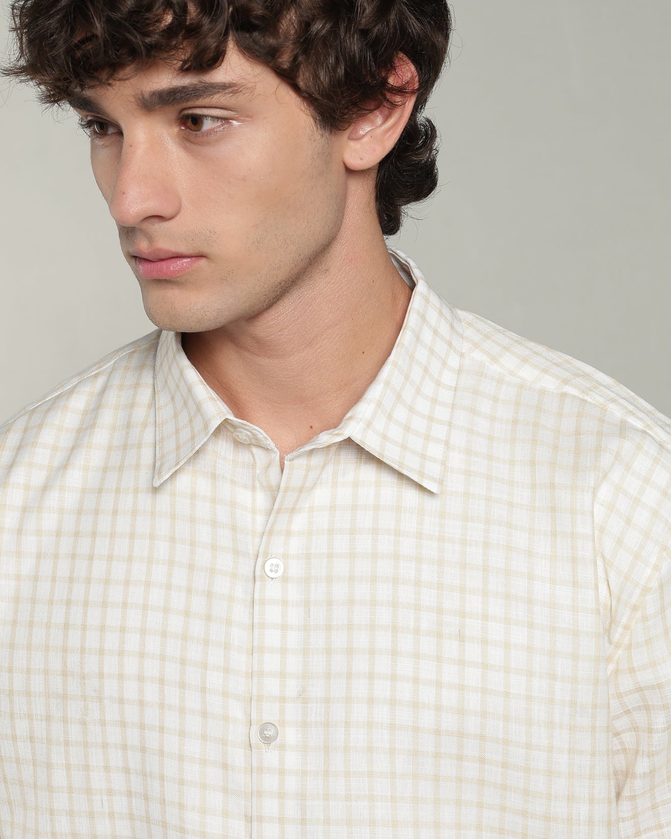 Vanilla Yellow Checkered Shirt