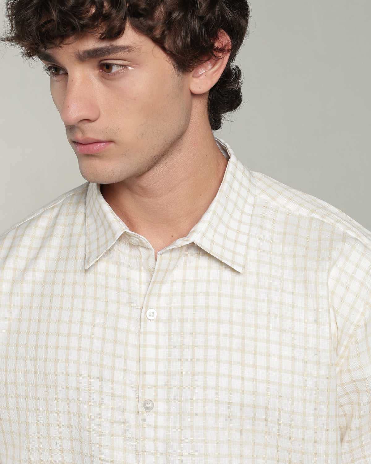 Vanilla Yellow Checkered Shirt