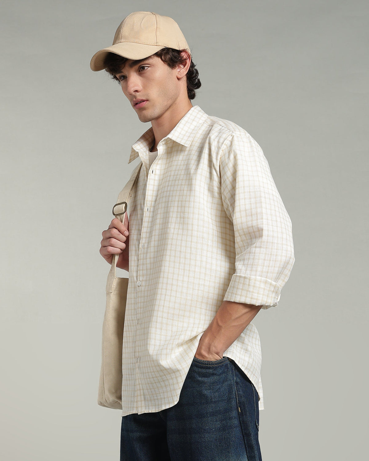 Vanilla Yellow Checkered Shirt