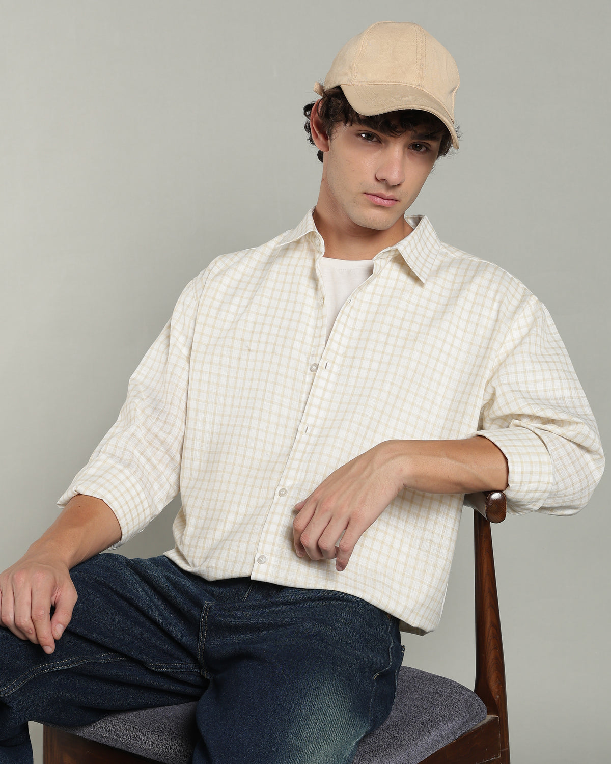 Vanilla Yellow Checkered Shirt