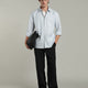 Iced Blue Checkered Shirt
