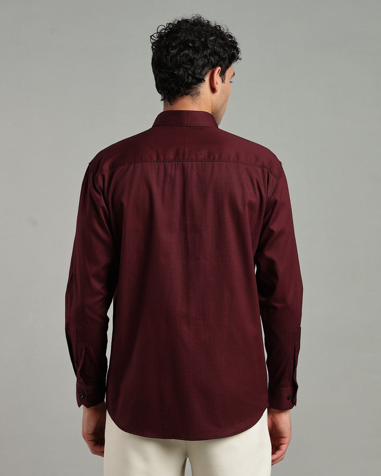 Oxblood Maroon Shirt
