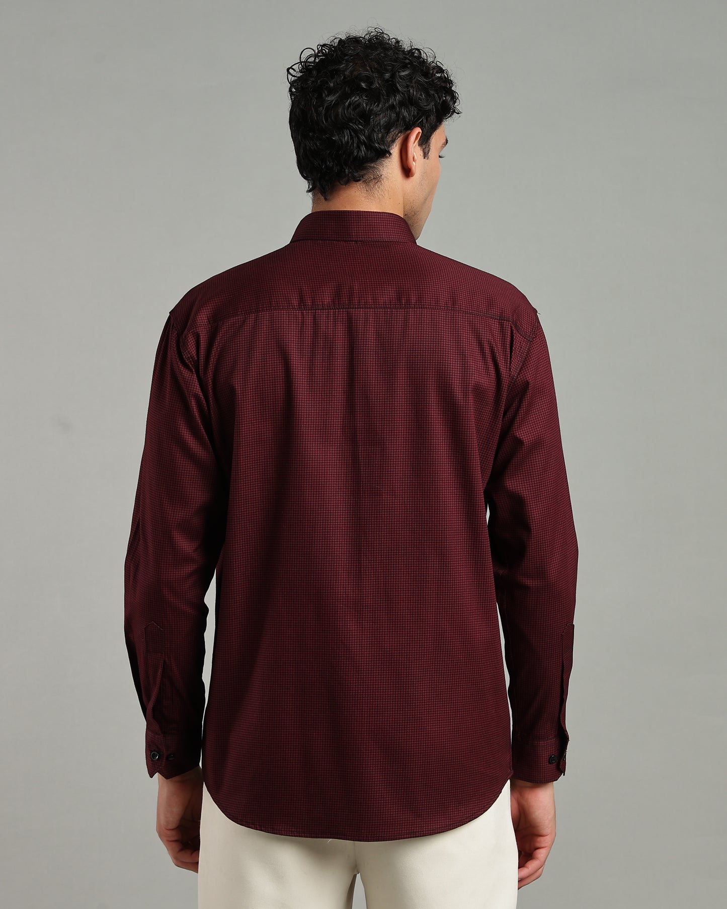 Oxblood Maroon Shirt