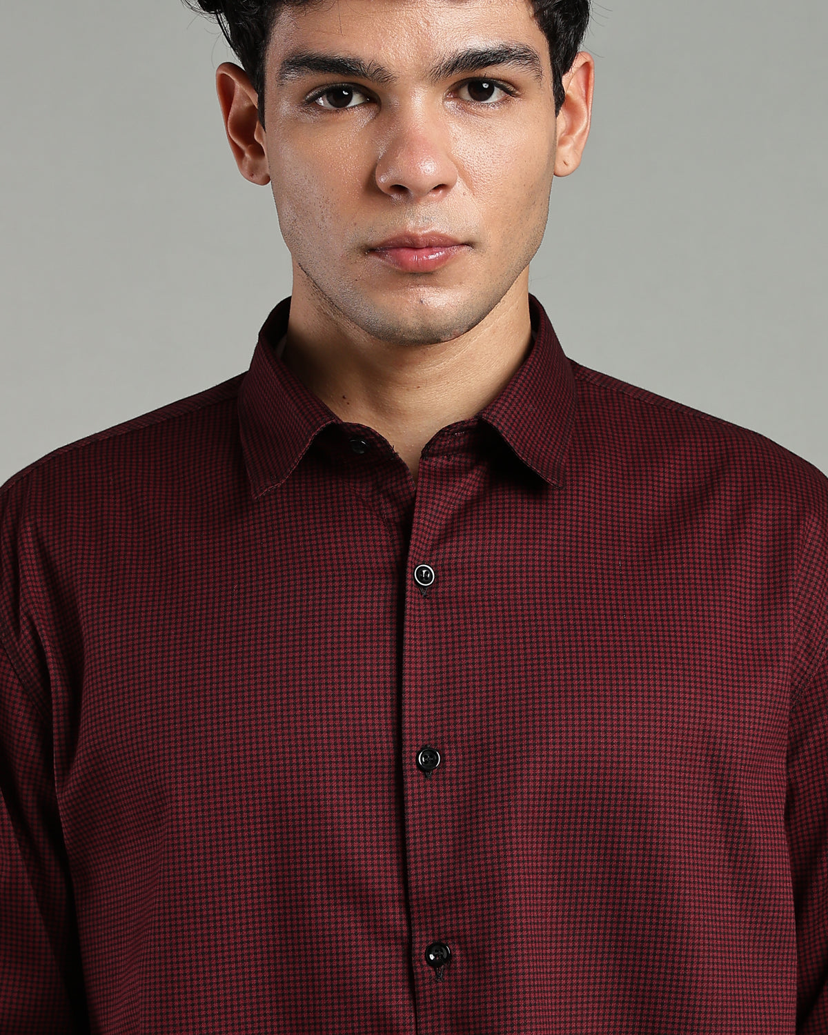 Oxblood Maroon Shirt