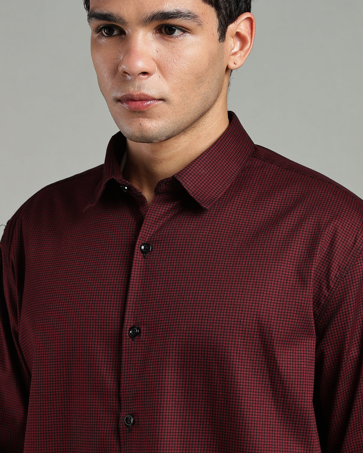 Oxblood Maroon Shirt