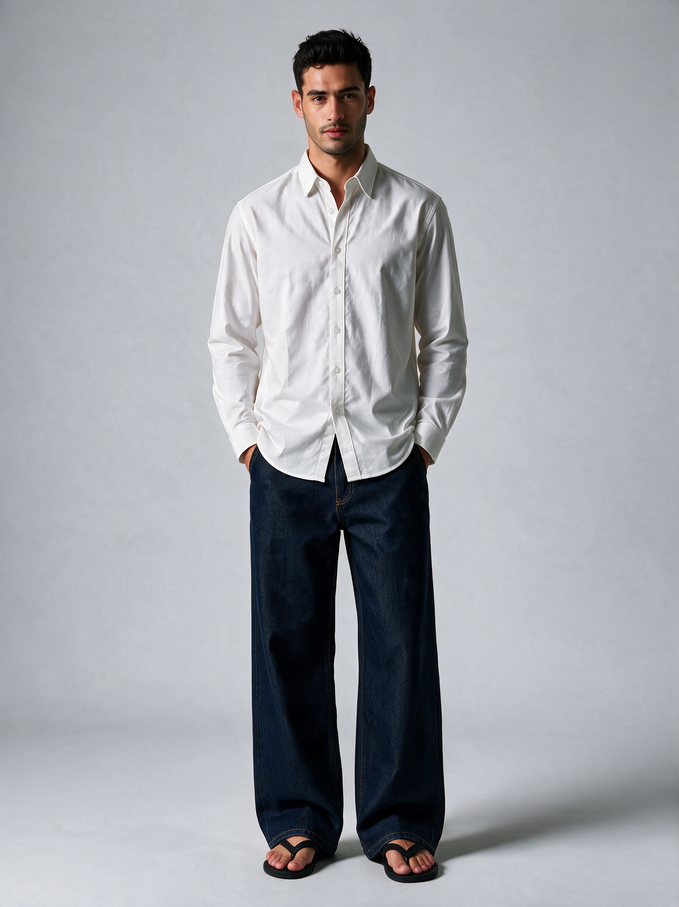 Cloud White Basic Shirt