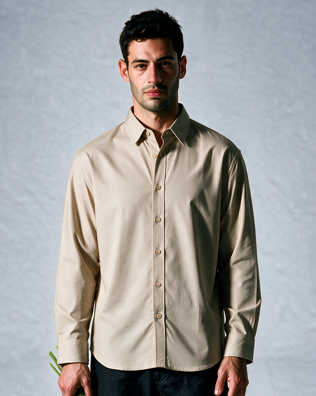 Sand Beige Basic Shirt