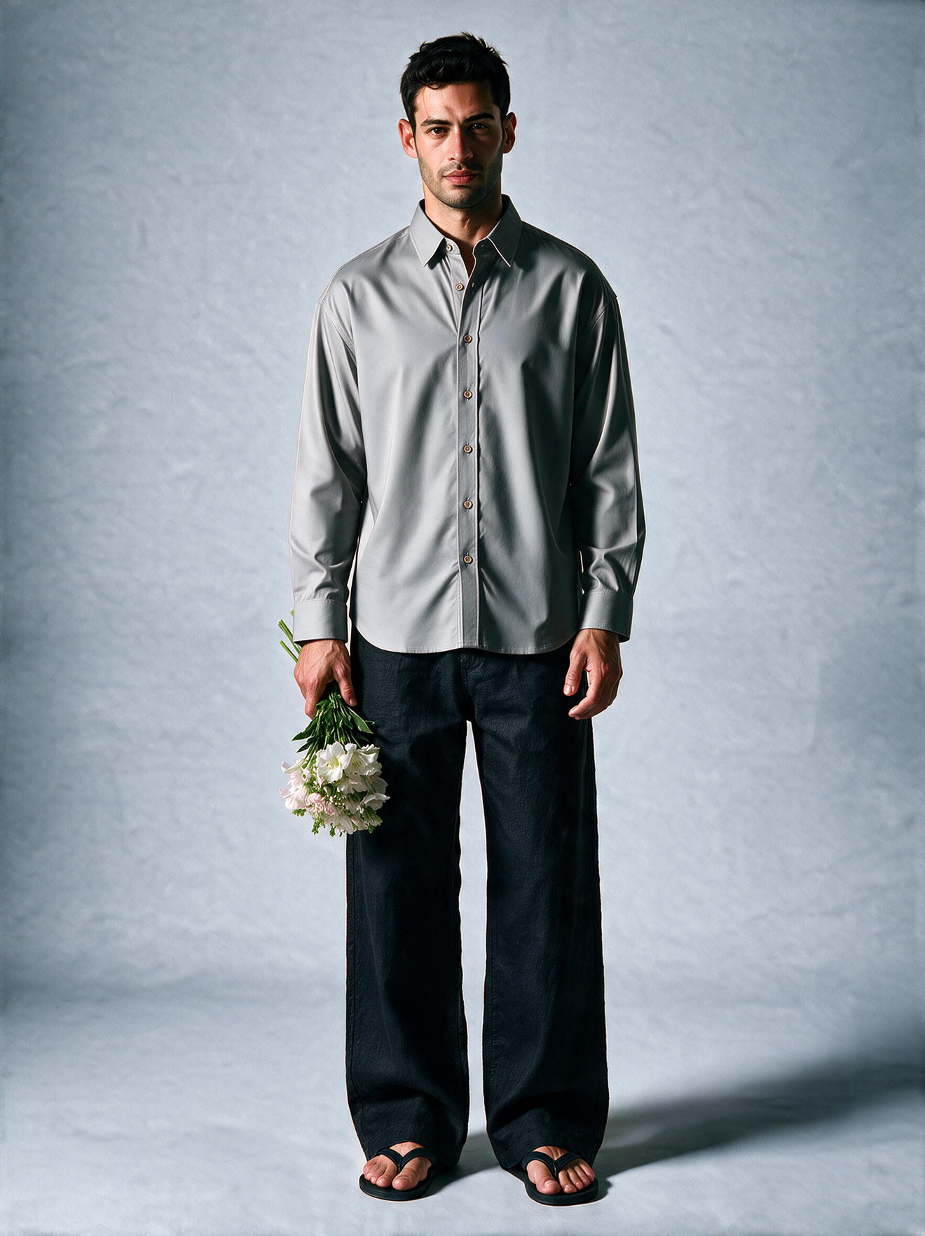 Stone Grey Basic Shirt