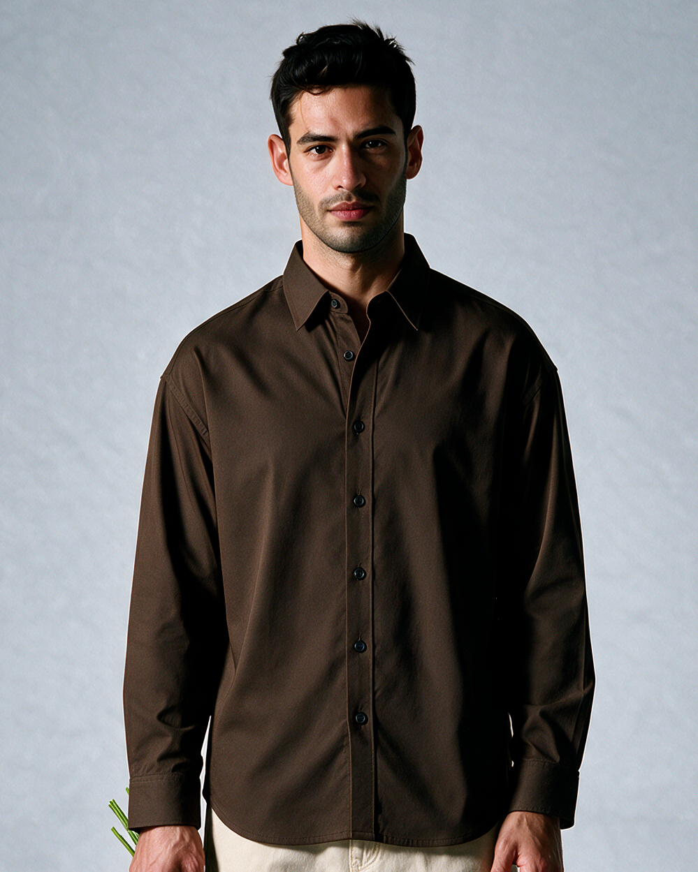 Espresso Brown Basic Shirt