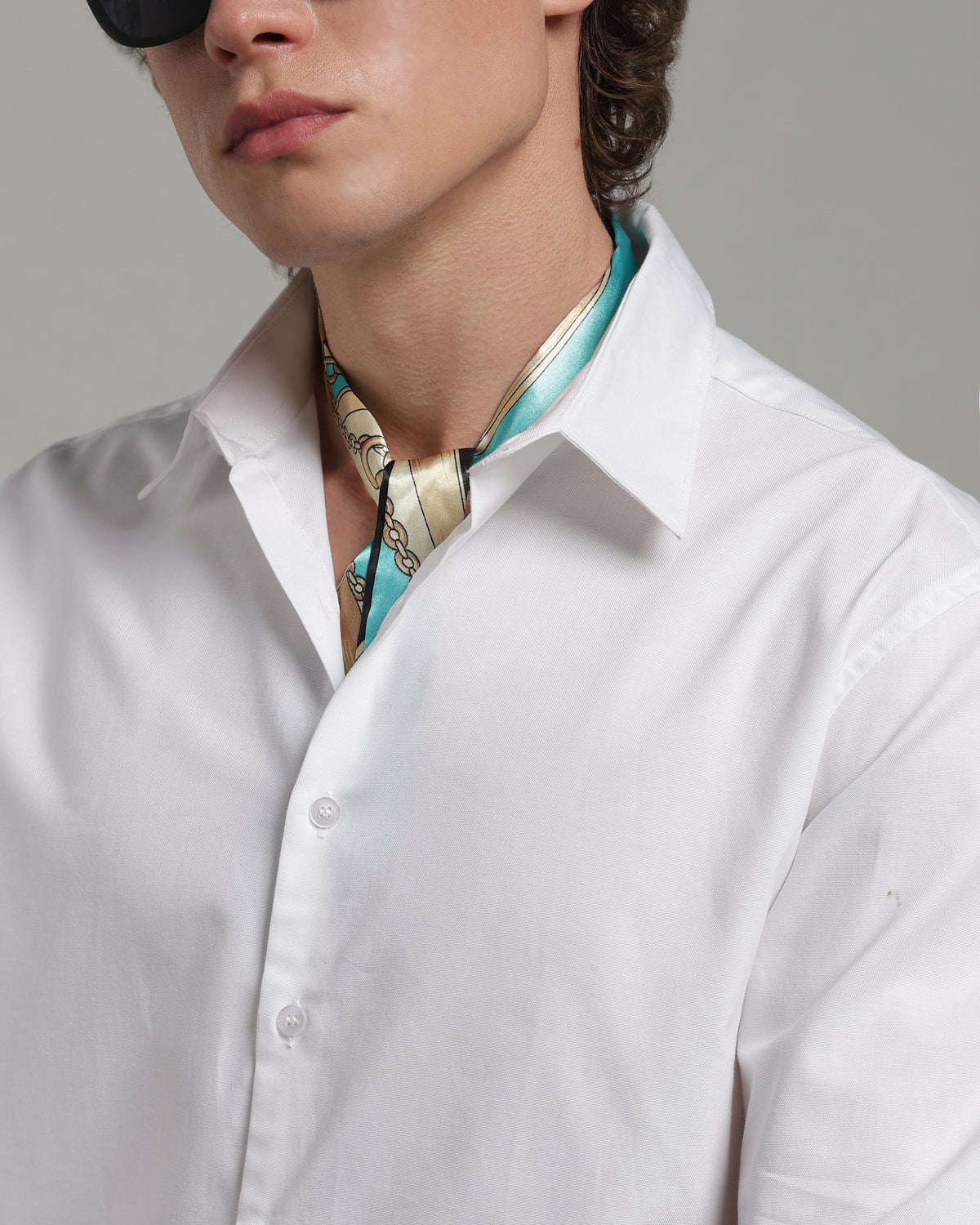 Cloud White Basic Shirt
