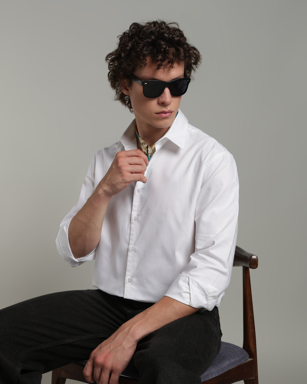 Cloud White Basic Shirt