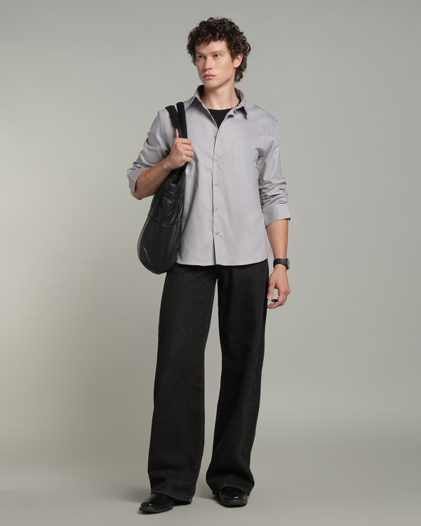 Stone Grey Basic Shirt