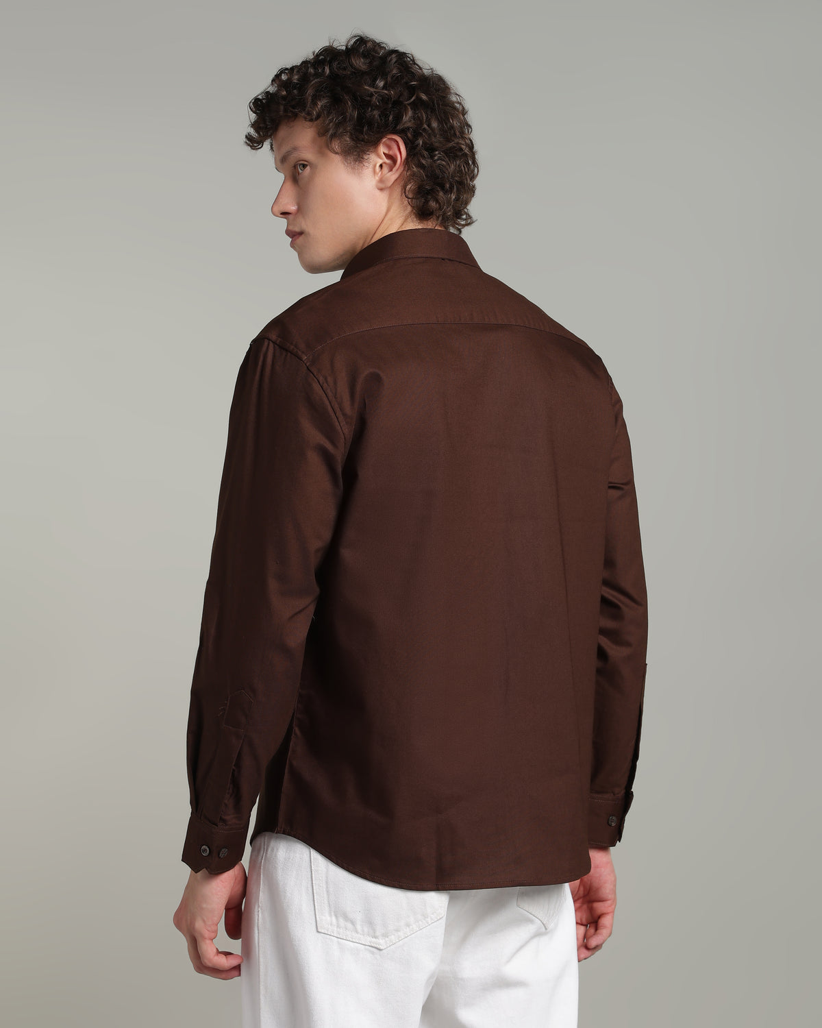 Espresso Brown Basic Shirt