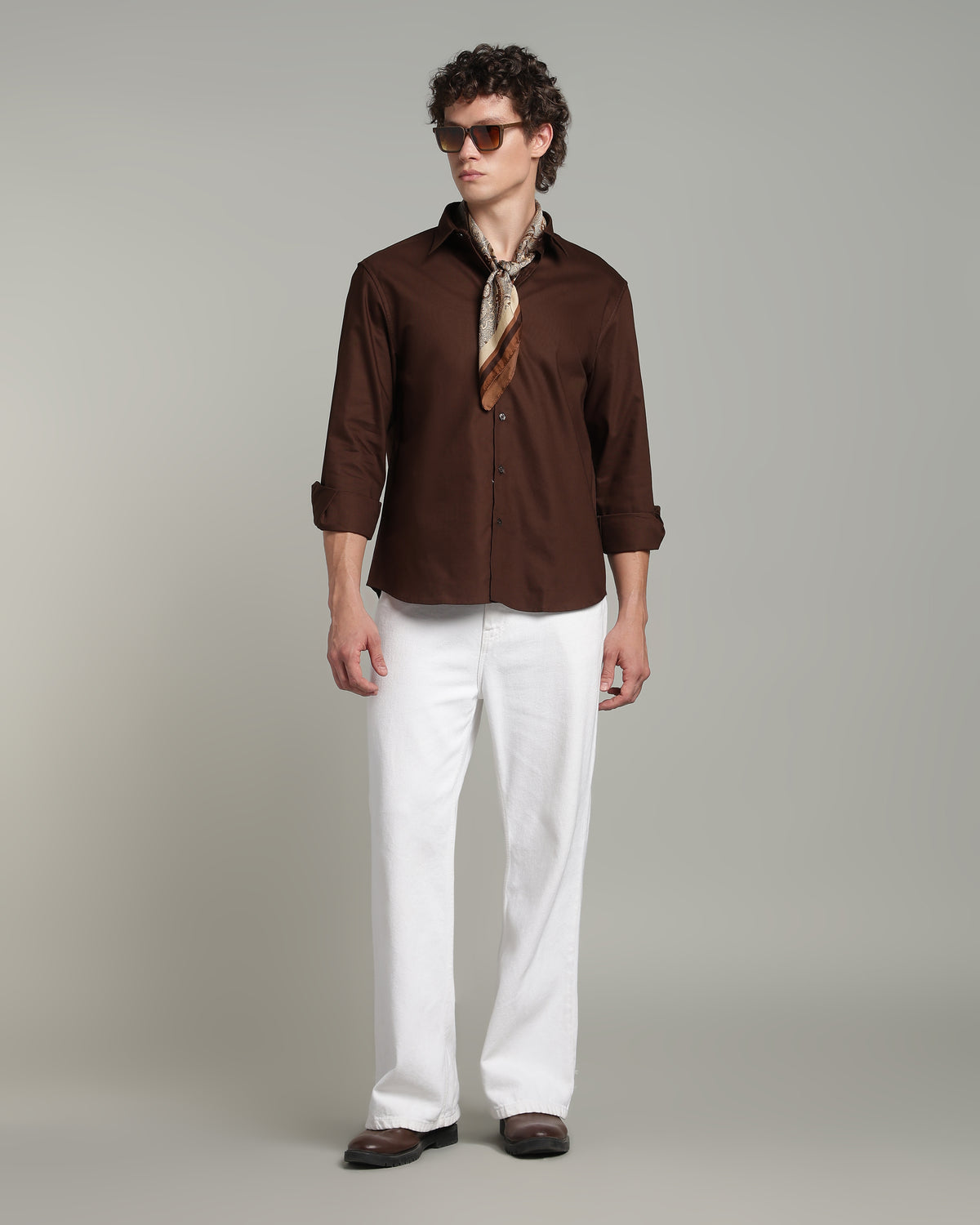 Espresso Brown Basic Shirt