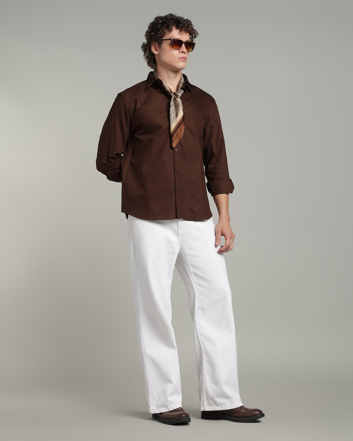 Espresso Brown Basic Shirt