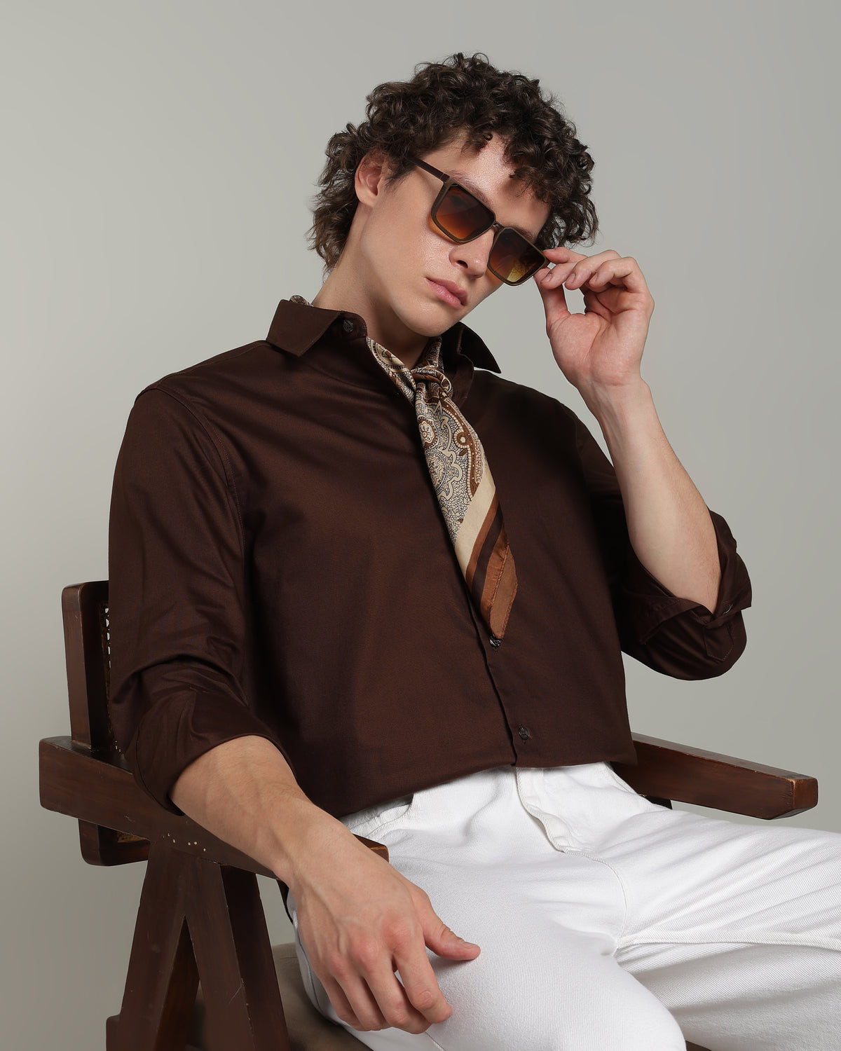 Espresso Brown Basic Shirt